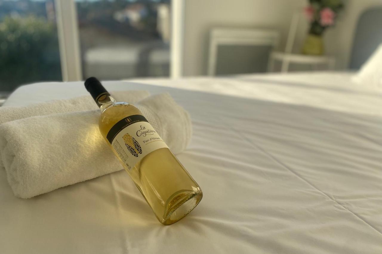 尼姆Roche Blanche - Terrasse Et Parking公寓 外观 照片